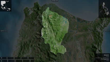 Apayao, Philippines - composition. Satellite © Yarr65