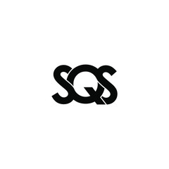 sqs letter original monogram logo design