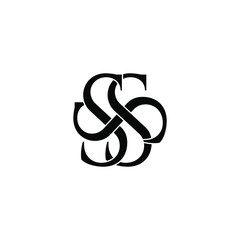 sss letter original monogram logo design