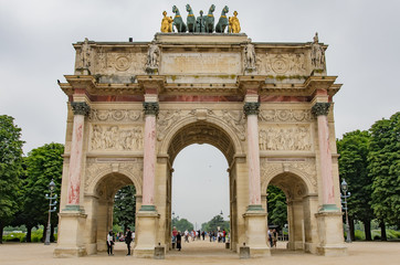 Fototapeta na wymiar Carrousel Arc de Triomphe, Paris, France.