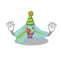 smiley clown pancreas cartoon character design concept
