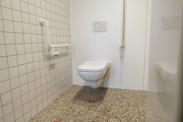 Fototapeta na wymiar an disabled toilet