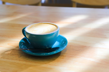 Coffee in the morning sunshine