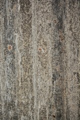 Old tiles used to make walls, fences.