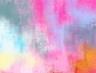 Colorful hand drawn watercolor stripes pattern abstract illustration background. Art with brush stroke backdrop