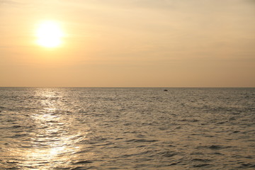 Fototapeta premium sunset on the sea