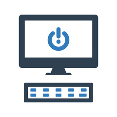 Desktop computer icon