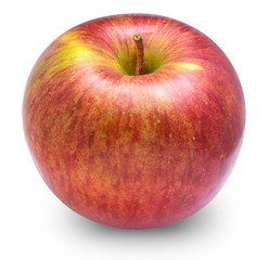 Fresh  Apple on white background,Red apples isolated on white background. With clipping path.