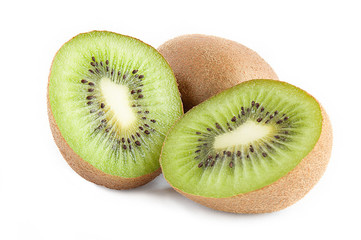 kiwi fruit isolated on white background