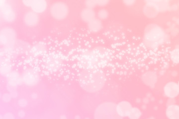 Abstract bokeh lights with soft light background