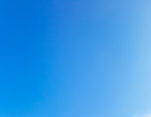Blue sky background gradient texture.