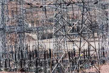 Electrical Grid, Hoover Dam, Nevada, USA