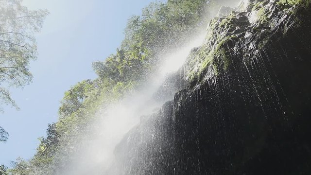 waterfall in slow motion Santander Colombia