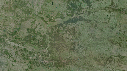 Lubusz, Poland - outlined. Satellite