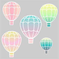 hot air balloons