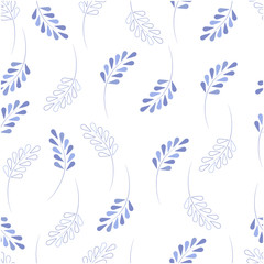 seamless pattern with feathers