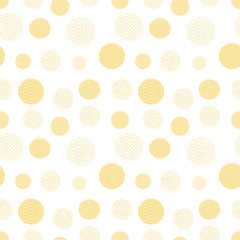 seamless pattern with yellow flowers