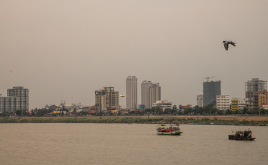 Mekong riverfront, Phnom Penh, Cambodia