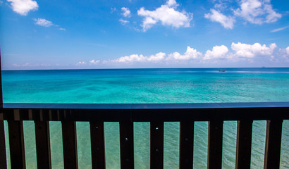 Tekek beach of Tioman island in Malaysia