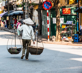 street vendor, Hanoi, Vietnam