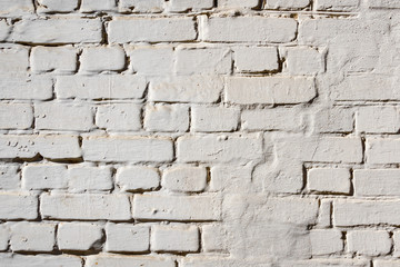 White brick wall