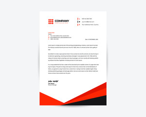 Company letterhead template