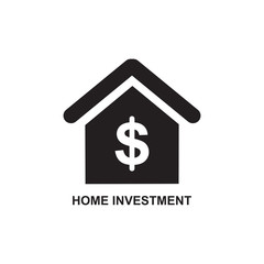 HOME INVESTMENT ICON , MORTGAGE ICON