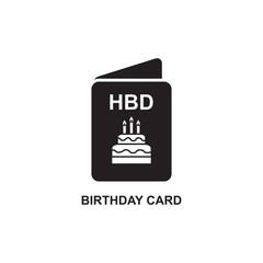 BIRTHDAY CARD ICON , ANNIVERSARY ICON