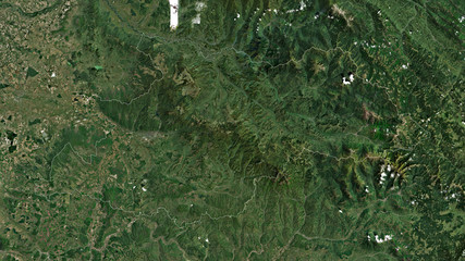 Maramureș, Romania - outlined. Satellite