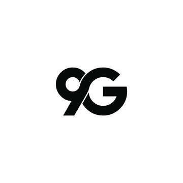 9g letter original monogram logo design