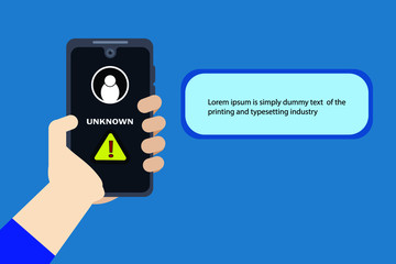 Illustration vector: Covid-19 fraud and scam alert