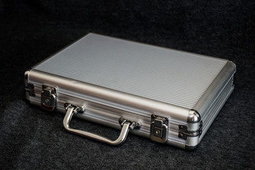 poker chips and cards in case