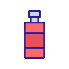 mouthwash after cleaning icon vector. mouthwash after cleaning sign. color symbol illustration