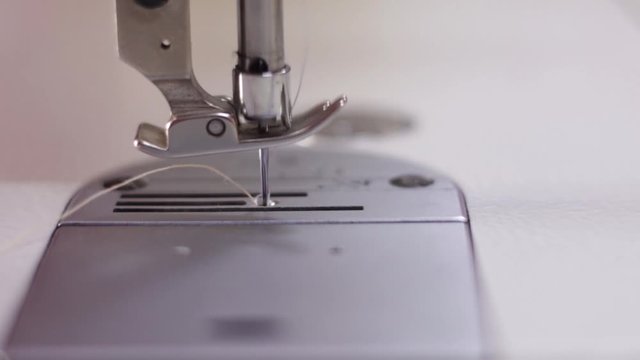 pedal up with needle running on Industrial sewing machine