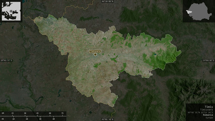 Timiș, Romania - composition. Satellite