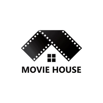 Movie House Logo Template Design