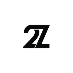 2z letter original monogram logo design