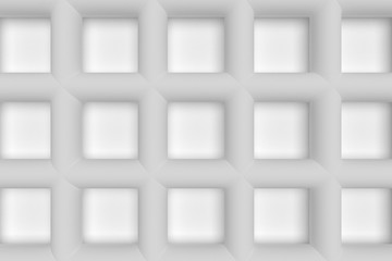 Gray checkered background top view abstraction