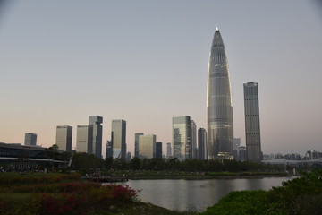 Fototapeta premium Shenzhen Streets and Buildings