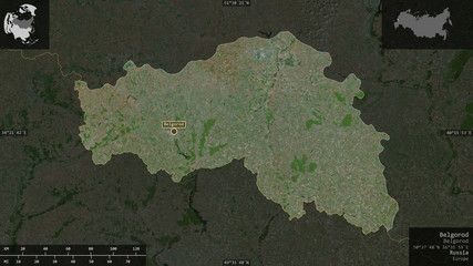 Belgorod, Russia - composition. Satellite