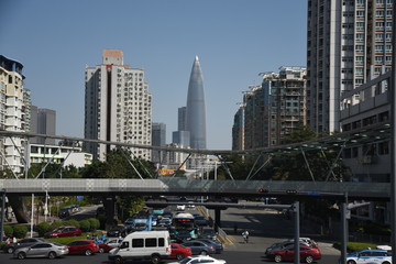 Fototapeta premium Shenzhen Streets and Buildings