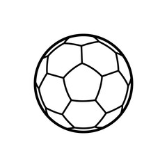Obraz premium soccer ball - foot ball icon vector design template