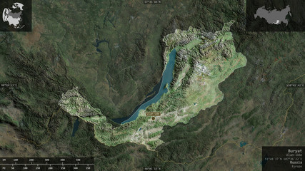 Buryat, Russia - composition. Satellite © Yarr65