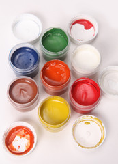 multicolored gouache