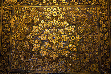 Gold decoration from temple in Bangkok