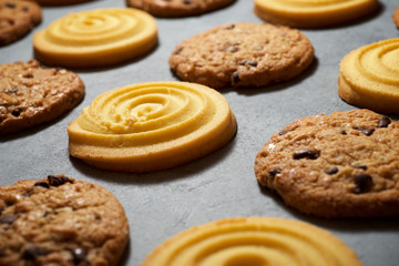 Cookies close up