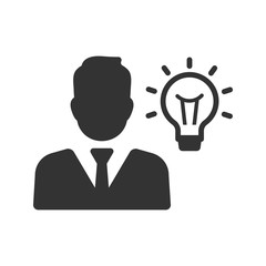 Brainstorming, idea icon
