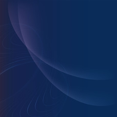 Abstract dark blue background with glowing elements
