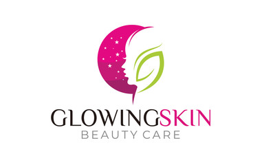 Illustration logo of Beauty care salon