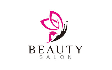 Illustration logo of Beauty care salon
